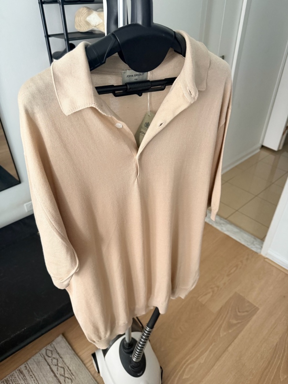 Todd Snyder Beige Polo Knit Shirt